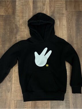 Gorilla Tag MONKE sweatshirt black makeship hoodie youth M
